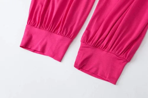 Miniatura 43 de Pantalones de algodón modal para mujer de AvaCostume, pantalones suaves para practicar yoga o deportes.