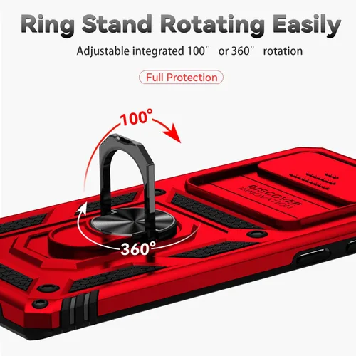 Miniatura 6 de Funda para Samsung Galaxy S10 Plus con cubierta para lente de cámara, protector de pantalla HD, resistente a caídas de grado militar, soporte