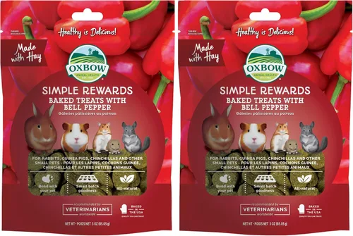 Miniatura 22 de Oxbow Animal Health Golosinas Vegetales Simples, Golosinas de Zanahorias y Pimiento para Conejos y Conejitos, Snack para Mascotas para Conejos