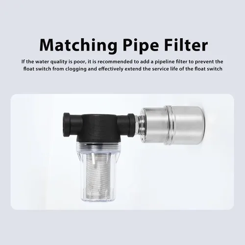 Miniatura 6 de Float Valve, Stainless Steel 304, DN15 G1 / 2 Thread Water Level Control Valve - Auto Shut Off, Top Inlet Port, Suitable for Water Tanks and Pools