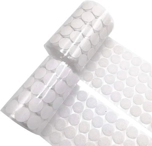 Miniatura 7 de Lakesstory Cinta adhesiva negra de 5/8 pulgadas de ancho con gancho y bucle de 1 yarda de longitud, cinta autoadhesiva de fijación resistente