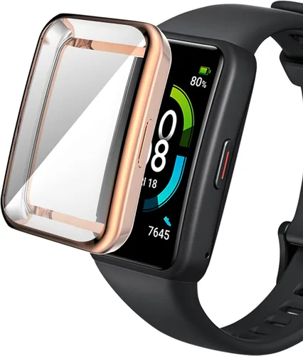 Miniatura 2 de Senter - Funda para Huawei Honor Band 7, TPU suave y protector de pantalla integrado para Huawei Honor Band 7 Smart Watch