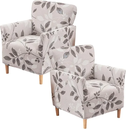 Miniatura 69 de Fundas de jacquard para sillón de banquete, fundas suaves para sillón, fundas elásticas de 1 pieza para sala de estar, funda antideslizante
