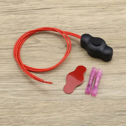 Miniatura 5 de 1 juego de interruptor de botón impermeable de 12 V interruptor de encendido y apagado con conector rápido para iluminación LED de acento
