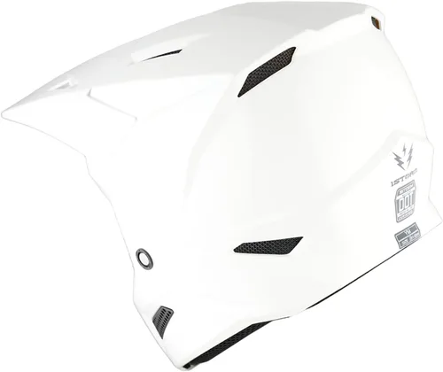 Miniatura 8 de 1Storm Casco de motocross juvenil ATV BMX Dirt Bike Go Kart Skate para niños, multideportes, adolescente, blanco brillante + gafas + guantes Paquete