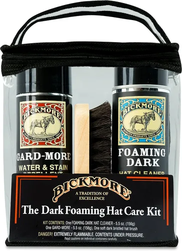 Miniatura 10 de Bickmore Kit limpiador de sombreros ligeros espumosos – Elimina la suciedad, el polvo, las huellas dactilares y las manchas de sudor – Ideal