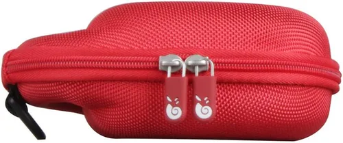 Miniatura 4 de Hermitshell Funda rígida de viaje para JBL Clip 4 / JBL Clip 5, altavoz Bluetooth portátil mini (rojo)