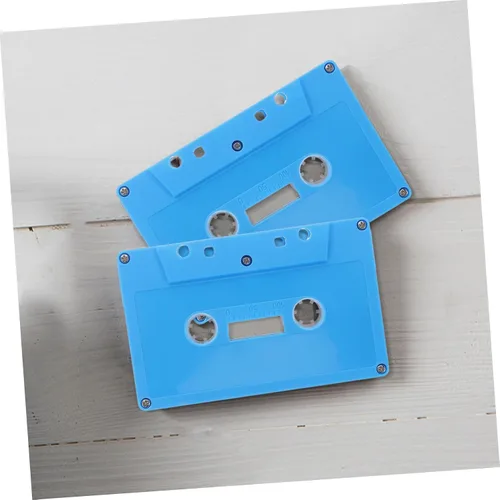Miniatura 4 de Centro de mesa de fiesta de música, decoración de cinta de casete retro, cintas de casete en blanco para bricolaje Azul (Sky-Blue)