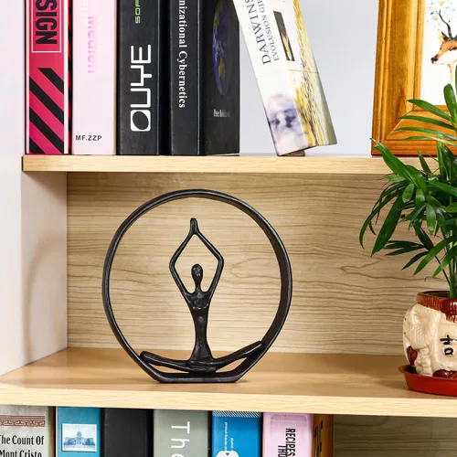 Miniatura 5 de Regalo para yoga, figuras y estatuas de yoga, estatua de postura de yoga de meditación, escultura de yoga, decoraciones de yoga para el hogar