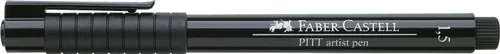 Miniatura 3 de Faber-Castell Rotulador a base de agua Pit Artist Pen 199 Negro 1.5 167890