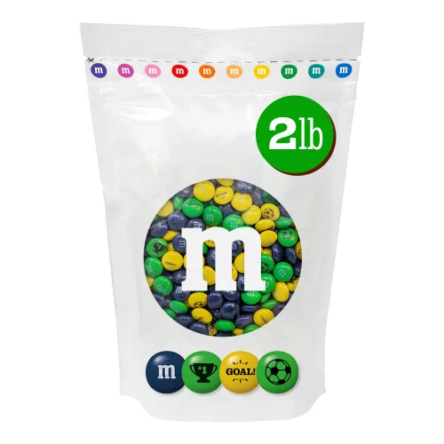 Miniatura 4 de M&M'S - Caramelo de chocolate con leche patriótico preimpreso, 2 libras de dulces a granel en bolsa resellable, perfecto para fiestas del 4
