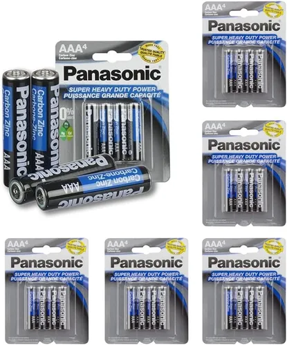 Miniatura 3 de Panasonic 8 pilas AAA Super Heavy Duty Carbon Zinc Battery 1.5V