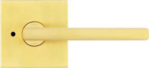 Miniatura 3 de Kwikset Halifax - Manija de puerta de privacidad interior con cerradura, manija de puerta para baño y dormitorio, manija de puerta reversible