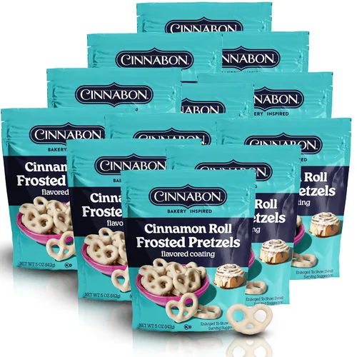 Miniatura 12 de Hayden Valley Foods Pretzels cubiertos con sabor a yogur de arándanos Bolsas de 5 onzas (paquete de 3) Sin sabores artificiales, conservantes