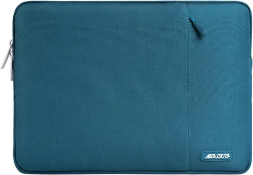 Miniatura 33 de MOSISO Funda vertical de poliéster con bolsillo para laptop de 15, 15.6 y 16 pulgadas, para computadora MacBook Pro 16 M4, M3, M2 y M1, HP, Acer