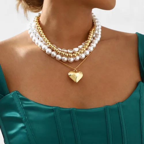 Miniatura 93 de Long tiantian Collares en capas para mujer, joyería occidental para mujer, collar de moneda apilable, collar de país, moderno, bohemio, verano