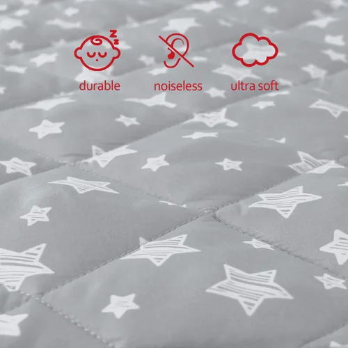 Miniatura 4 de Pack and Play - Juego de sábanas ajustadas, protector de colchón para niños pequeños, 39 x 27 x 5 pulgadas, funda transpirable de impresión gruesa
