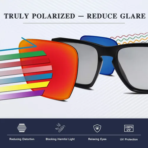 Miniatura 6 de Lentes de repuesto UV400 de 0.071 in de grosor para gafas de sol Oakley Jawbone