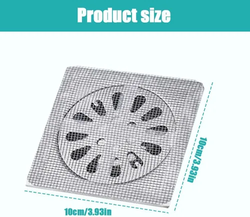 Miniatura 6 de Adhesivos desechables para drenaje de cabello, cubierta de drenaje de ducha 2026, calcomanías de filtro de drenaje de piso de baño, calcomanía