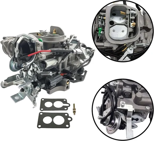 Miniatura 5 de 21100-35463 21100-35570 - Repuesto de carburador para motor 22R TOY-507 compatible con camioneta Celica Hilux 1981-1990 con enchufe cuadrado, choque