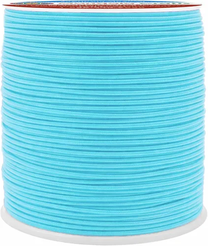 Miniatura 84 de Mandala Crafts Cuerdas elásticas color burdeos de 0.079 pulgadas para hacer joyas y cuentas, cuerda elástica de 76 yardas, hilo elástico redondo