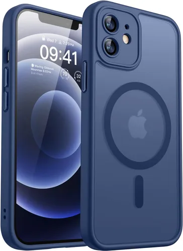 Miniatura 118 de CANSHN Funda magnética compatible con iPhone 17 Pro, mejorada [protección completa de la cámara] [compatible con Magsafe] [mate translúcido] funda