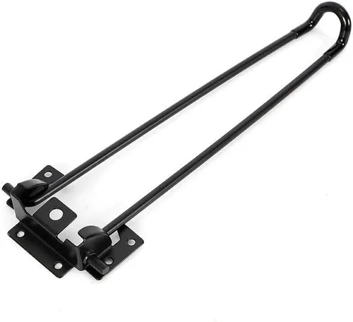 Miniatura 3 de 4 patas de mesa plegables de 28.5 pulgadas, de hierro sólido, resistentes, fáciles de instalar, patas de escritorio plegables (28.5 pulgadas)