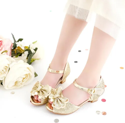 Miniatura 2 de Osinnme - Sandalias de boda para niña pequeña y grande