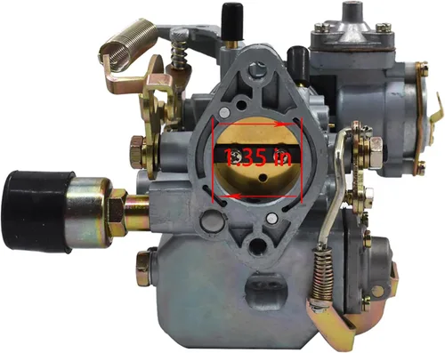 Miniatura 3 de labwork Carburador Rrplacement para Beetles 1971-1979 Motor de doble puerto de 1600 cc con estrangulador eléctrico de 12 V 34 PICT-3 113129031K