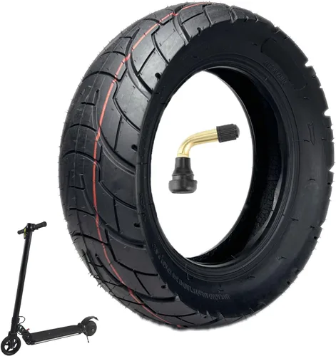 Neumático sin cámara para todo terreno 80/65-6 10x3 255x80, neumático de repuesto para scooter eléctrico de 10 pulgadas, con válvula de aire para