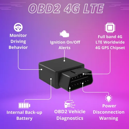 Miniatura 2 de PlanetGPS (OBD) - Rastreador GPS OBDII en tiempo real para vehículos con diagnóstico OBD2 para automóviles camiones con cobertura mundial Se
