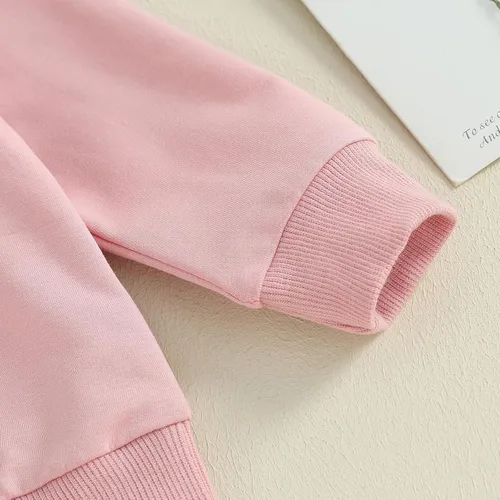 Miniatura 5 de Lesimsam Conjunto de sudadera de manga larga para bebé niño y niña, para otoño e invierno
