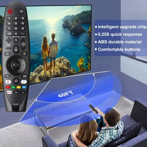 Miniatura 3 de Control remoto de repuesto para LG Magic Smart TV (sin voz ni puntero), compatible con AKB75855501 LG Smart TV LCD/LED/OLED/QNED/NanoCell/4K