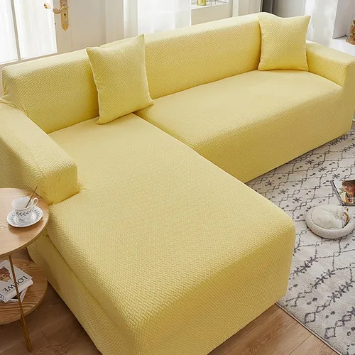 Miniatura 18 de Fundas elásticas para sofá modular, funda de sofá jacquard en forma de L, gruesa y antideslizante, protector de muebles, funda de sofá adecuada