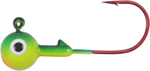 Miniatura 10 de Northland Tackle Cabezas de pesca con bolas de goma para lucioperca, lubina, trucha, cangrejo y panfish - 22 colores de señuelo, paquetes a granel