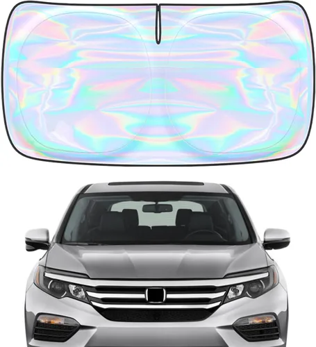 Miniatura 64 de Parasol para parabrisas Rivian R1S R1T 2022-2026 – Parasol compatible con Rivian R1S R1T plegable para ventana delantera, protector de visera solar