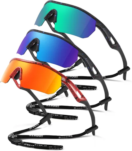 Miniatura 17 de Kids Sunglasses Youth Baseball Sunglasses for Boys Girls 3-12 Polarized Softball Sports Goggles UV Protection