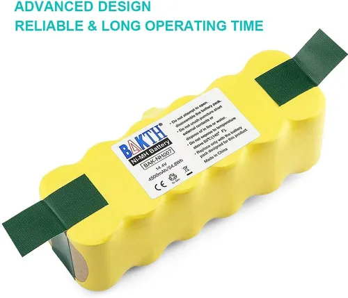 Miniatura 4 de BAKTH Reemplazo de batería Irobot de 14.4V para Roomba: 4500mAh NI-MH Batería para Robot Roomba R3 500 600 700 800 900 Series 500 510 531 535 540