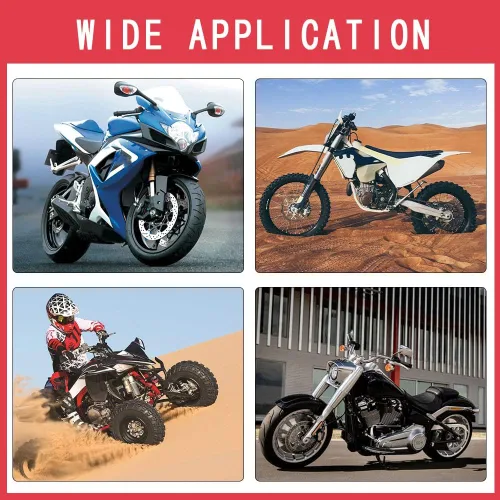 Miniatura 4 de Manillar universal para motocicleta, 7/8 pulgadas, 2 piezas, con agarre, antideslizante, de goma, para carreras, motos de cross