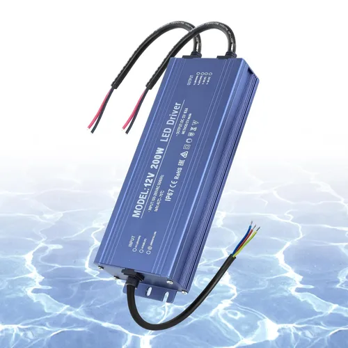 Miniatura 23 de Transformador LED de 12 V 60 W impermeable IP67, controlador LED ultra delgado de 110 V CA a 12 V CC 5 A 60 vatios convertidor de bajo voltaje LED