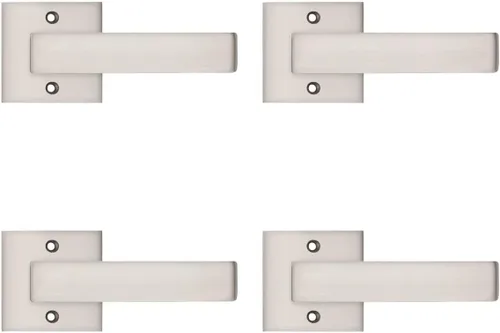 Miniatura 8 de Probrico Paquete de 2 manijas de puerta simuladas negras, manija de puerta de una sola cara para armarios, puertas francesas, juego de pomos Negro