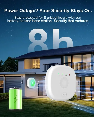 Miniatura 4 de Sistema de seguridad inalámbrico WiFi para el hogar, sistema de alarma inteligente para el hogar y la empresa, teclado ampliable, independiente