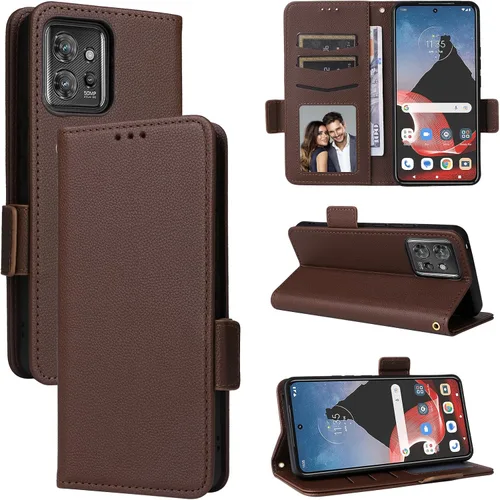 Miniatura 218 de Funda de piel sintética compatible con Motorola Moto E22 4G, funda de piel sintética compatible con Motorola Moto E22i 4G, color negro