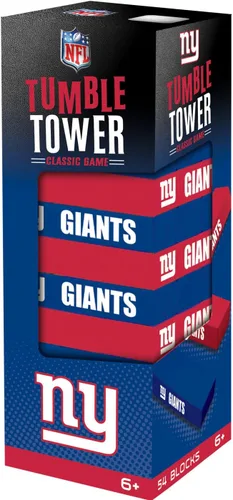 Miniatura 18 de MasterPieces Día del juego - NFL San Francisco 49ers - Torre de caída con licencia oficial, bloques de madera real