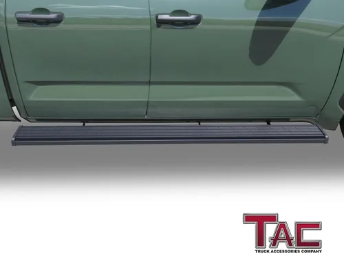 Miniatura 3 de TAC Spear - Estribos compatibles con Toyota Tundra 2022-2024, doble cabina, riel lateral de 6 pulgadas, accesorios para camioneta, textura