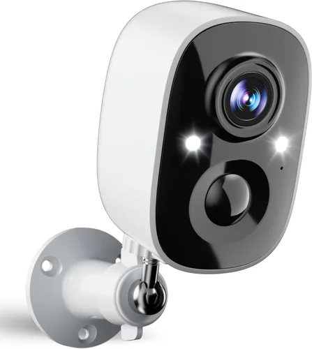 Cámaras de seguridad inalámbricas para exteriores PROWLI, cámaras con batería WiFi de 2.5K para seguridad del hogar con detección de movimiento AI,