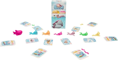 Miniatura 3 de Greater Than Games Get Bit Juego de cartas familiares Juego de fiesta para adultos y familia Escapa del tiburón 3 a 6 jugadores A partir