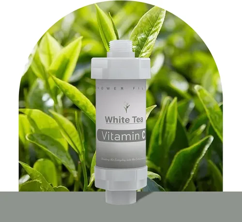 Miniatura 20 de 8 filtros de ducha de vitamina C para filtro de agua dura, accesorios de baño para ducha, bañera, lavanda, jazmín, té blanco, océano, melocotón