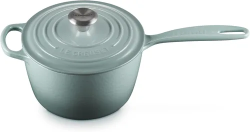 Miniatura 22 de Le Creuset Cacerola Signature de hierro fundido esmaltado, 2.25 cuartos de galón., Marsella Marseille