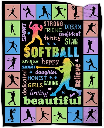 Miniatura 11 de Regalos de béisbol para niños y hombres, manta de béisbol para niños, regalos para equipos de jugadores de béisbol, accesorios para amantes
